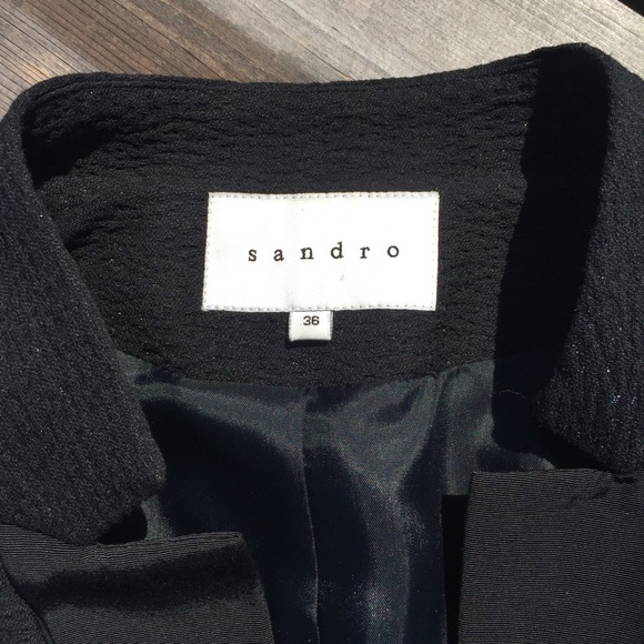 Sandro Jacquard Tailored Jacket Size Small - Picture 9 of 12